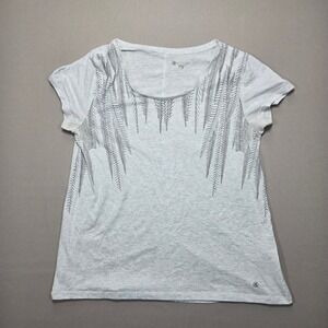 Cloudveil‎ Heathered Tee Top Casual Everyday Wear Short Sleeve Women's XL